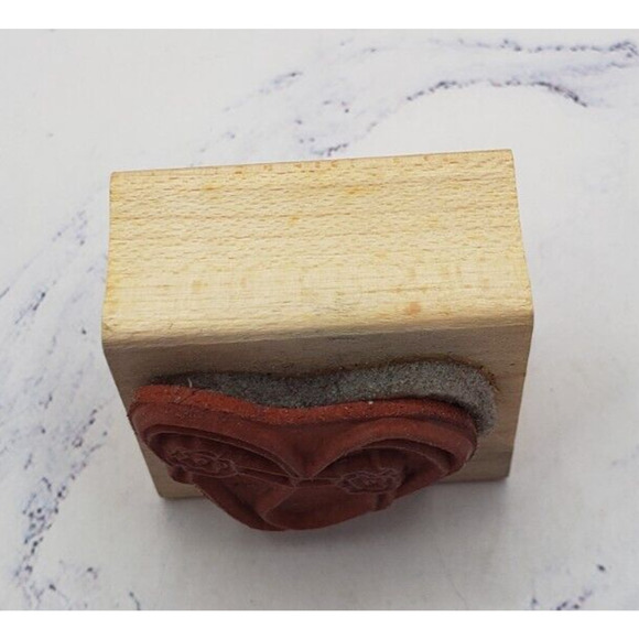 Summer Flower Flip Flop Sandals Lockhart Wood Mounted Rubber Stamp - Picture 2 of 7